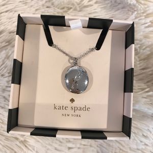 Silver Kate Spade monogrammed  “P” locket. NWT